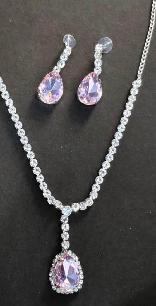 Beautiful Pink necklace set