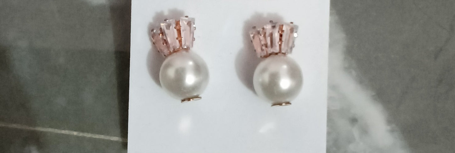 Pearl earrings